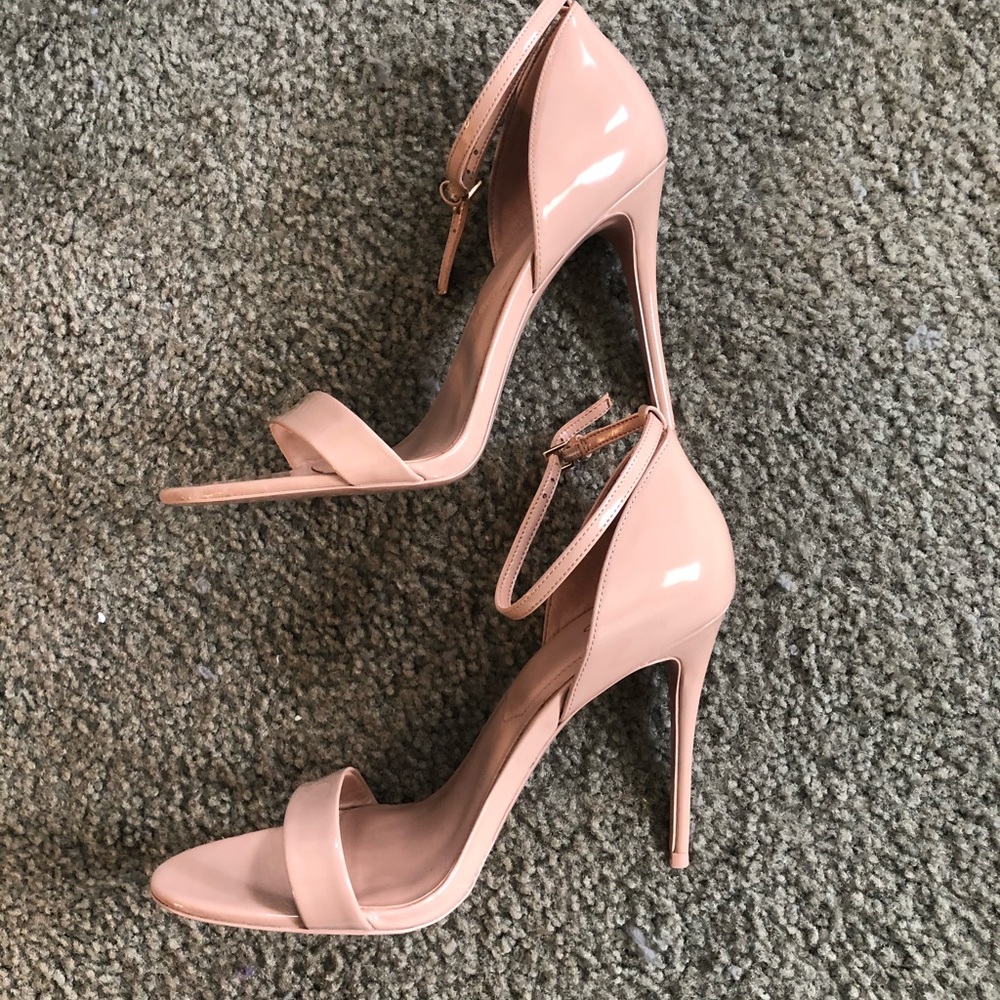 Aldo heels light pink/nude, size 8.5 - never worn!